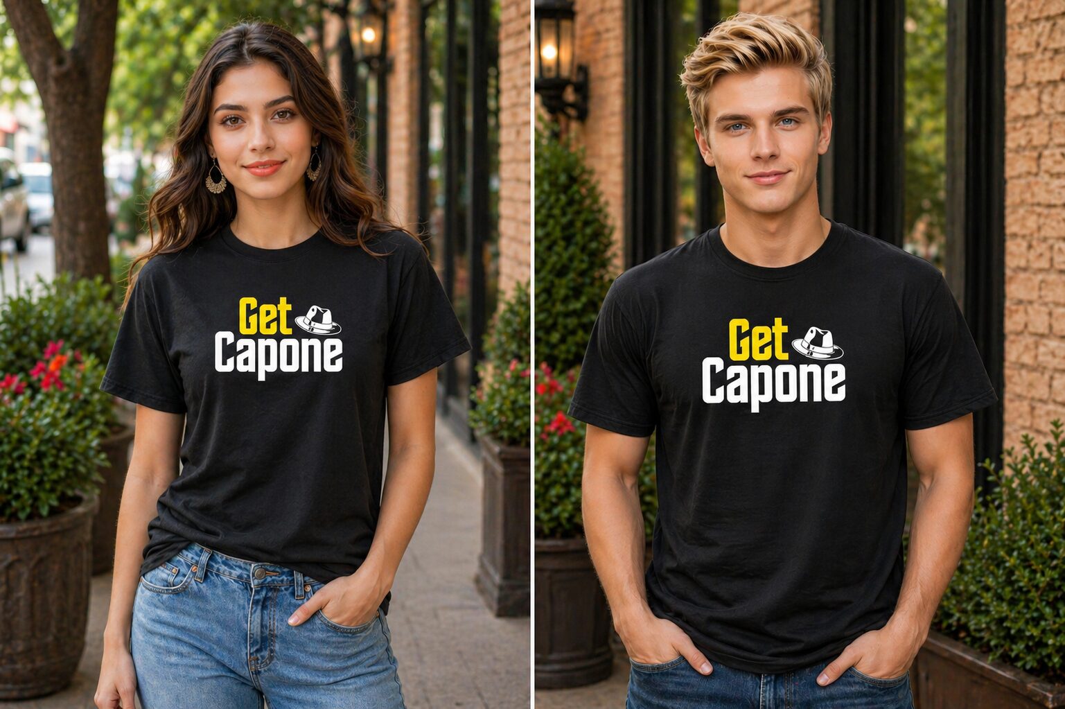 Get Capone Logo T-Shirt (Black)